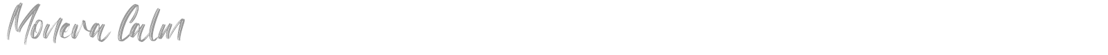 Monera Calm font preview